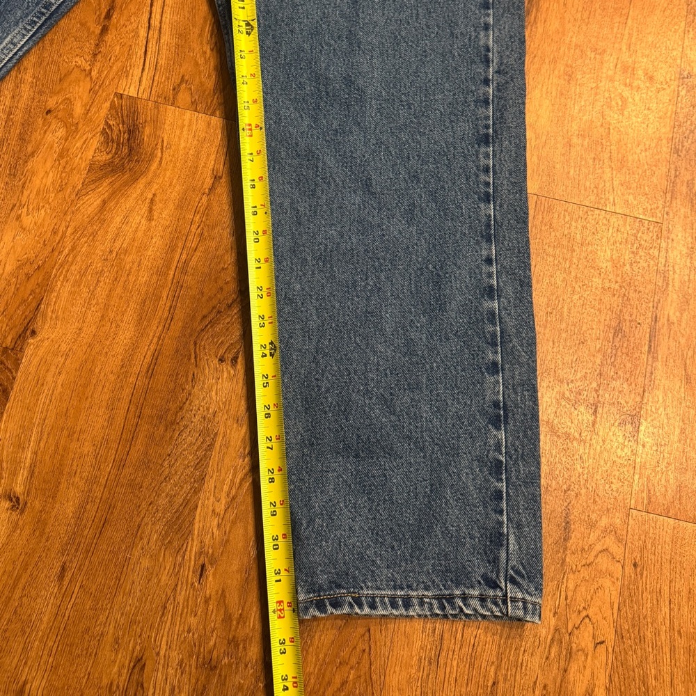 New Vintage Levis 560 Jeans Womens 16 Short Blue Loose Fit Denim Made In USA - Picture 5 of 8